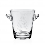 Jasmine Ice Bucket 1.5L Color 	Clear
Capacity 	1.5L
Dimensions 	Height: 7\ / 17.5cm
Material 	Handmade Glass
Pattern 	Jasmine